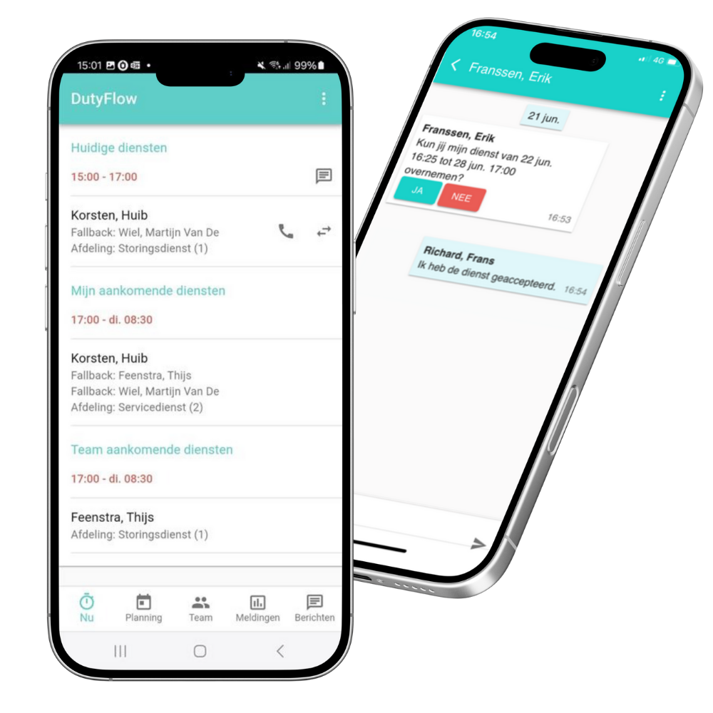 Dutyflow printscreens